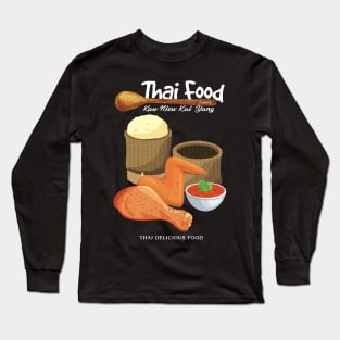 Thai Delicious Street Food Long Sleeve T-Shirt